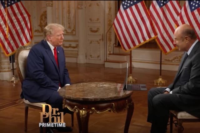 <p>Donald Trump sits down with Dr. Phil to talk about a host of issues in an interview.</p>