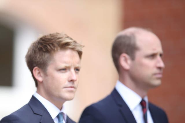 Hugh Grosvenor, left, and William are close friends (PA)