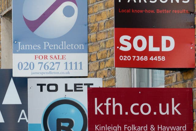The average UK house price fell by 0.1% month-on-month or or around £170 in cash terms in May, Halifax said (Anthony Devlin/PA)