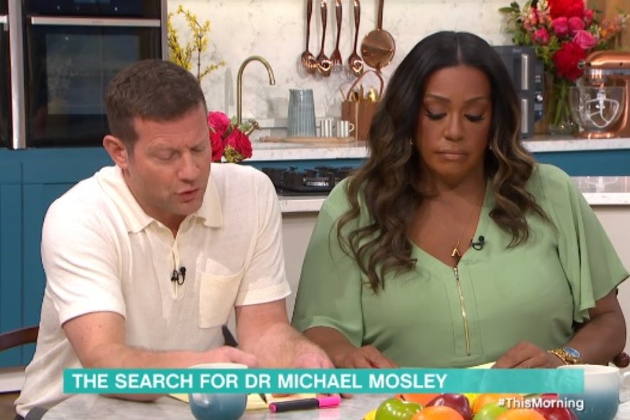 Dermot O’Leary and Alison Hammond said they were ‘praying’ for Mosly’s safety