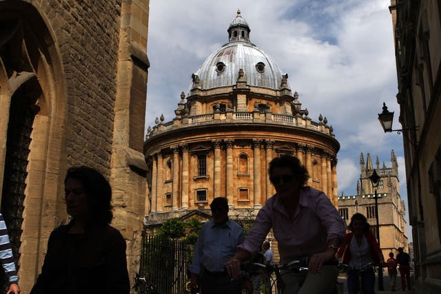 <p>Oxford and Cambridge have been knocked off their perch</p>