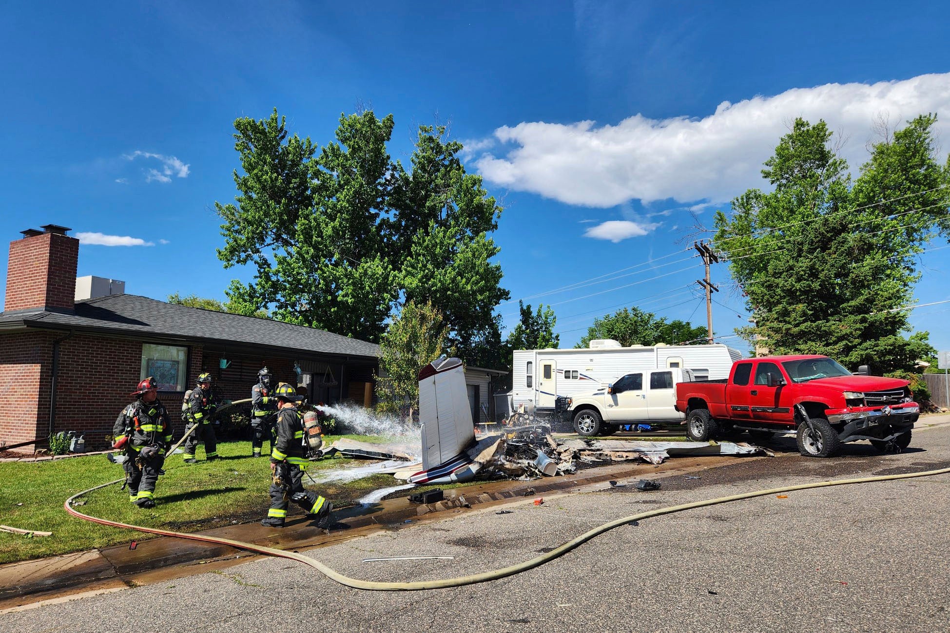 Front Yard Plane Crash