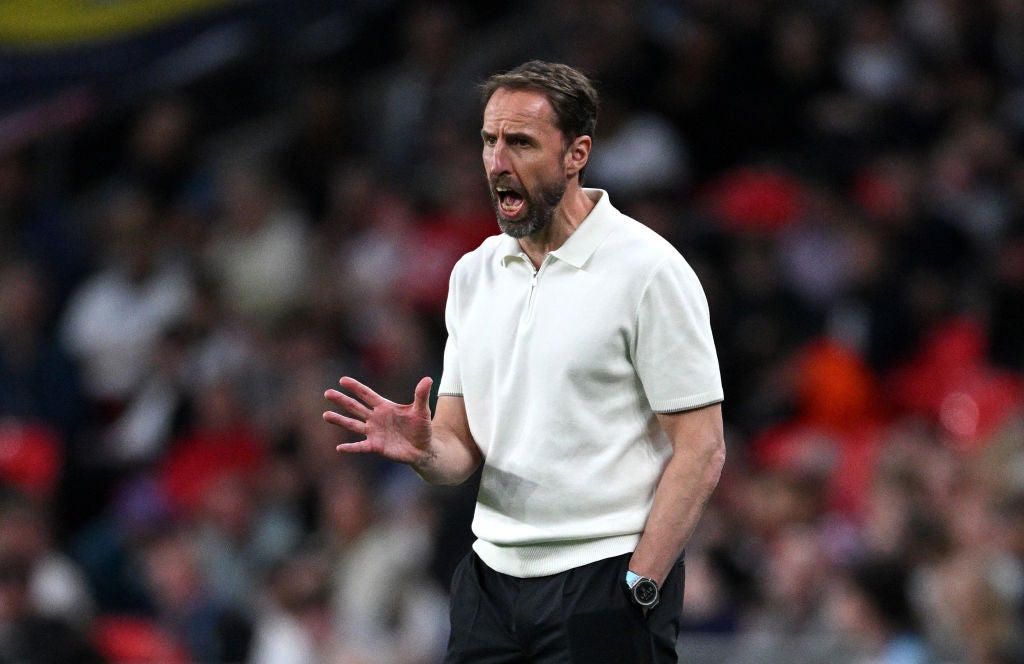 Southgate straight from the touchline