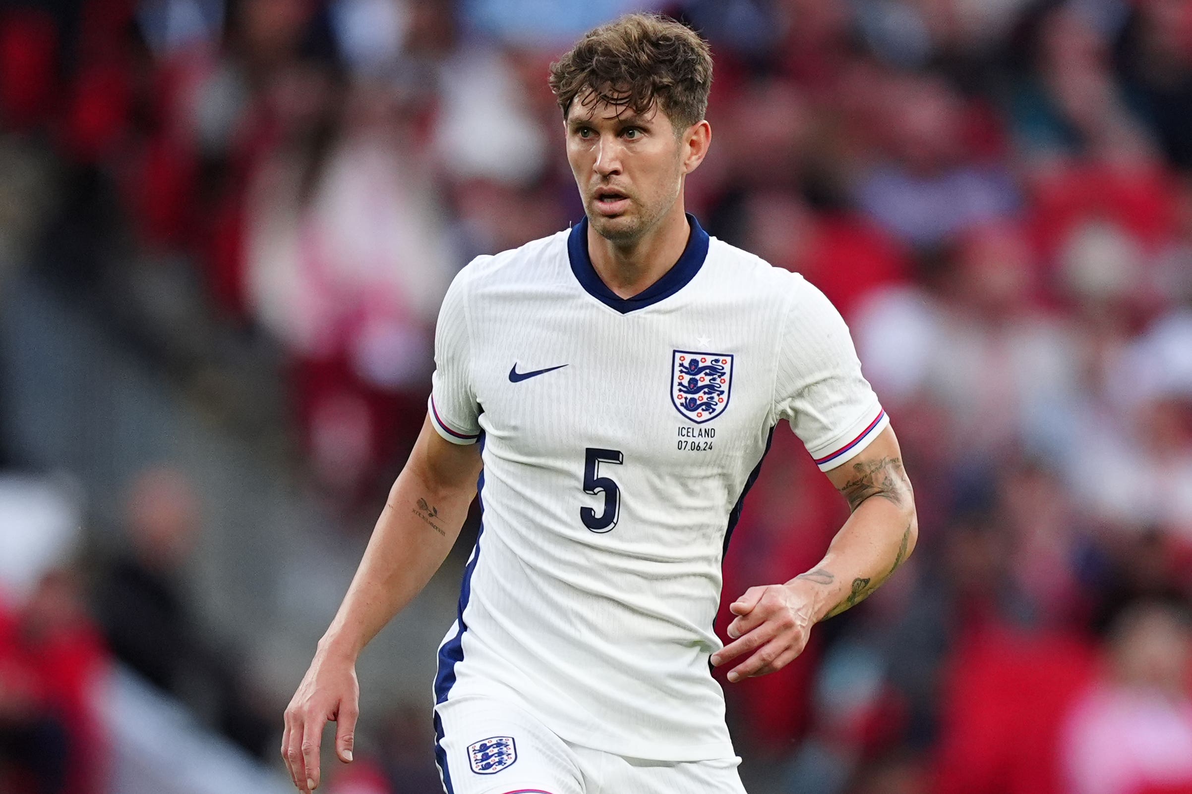 England suffered an injury scare to John Stones in their final friendly before Euro 2024 (Mike Egerton/PA)