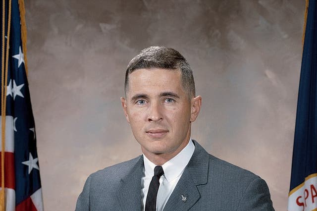 <p>An official photograph of Apollo 8 astronaut William Anders</p>