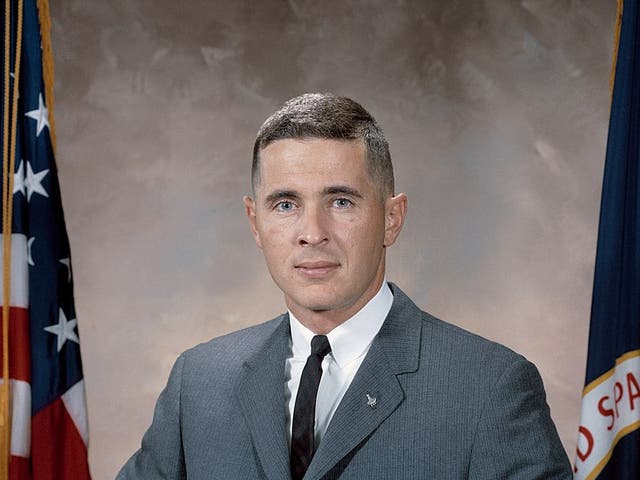 <p>An official photograph of Apollo 8 astronaut William Anders</p>