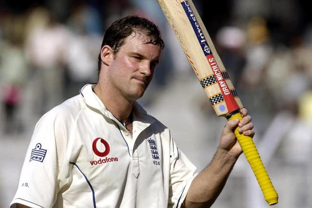 Andrew Strauss filled in as captain for the injured Andrew Flintoff (Rebecca Naden/PA)