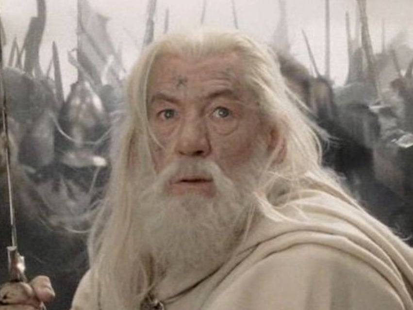 Ian McKellen as Gandalf in the ‘Lord of the Rings’ franchise