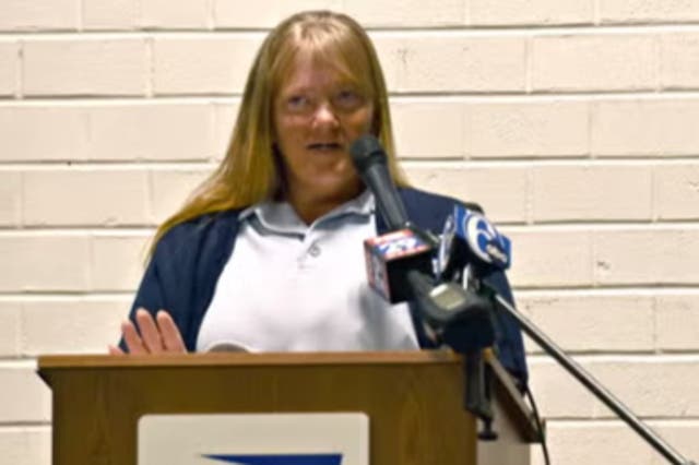 <p>USPS worker Tara Snyder (pictured) didn’t realize she was in danger when she went about her usual 10-mile delivery route in Pennsylvania  </p>