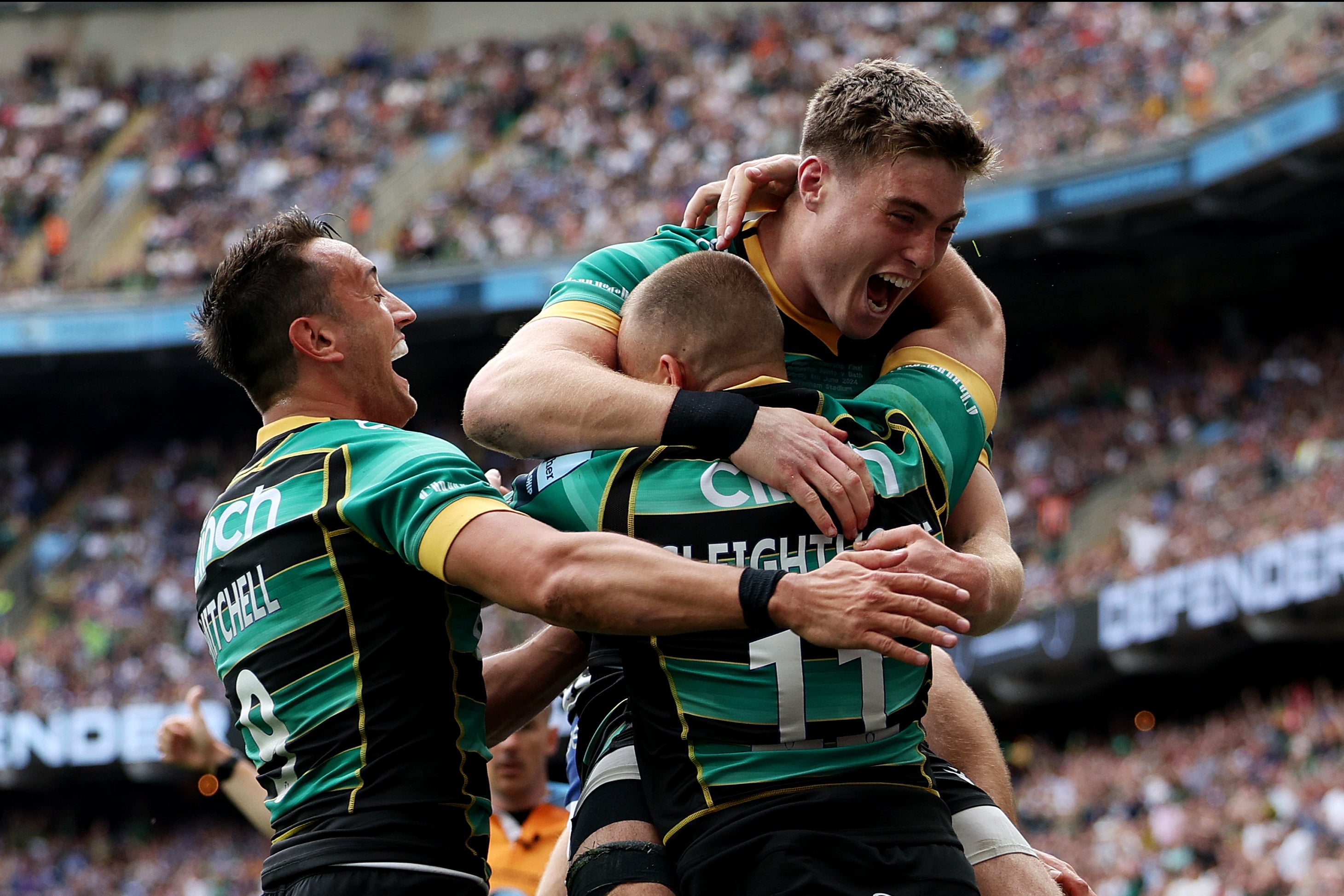 Northampton are champions of England for the first time in a decade