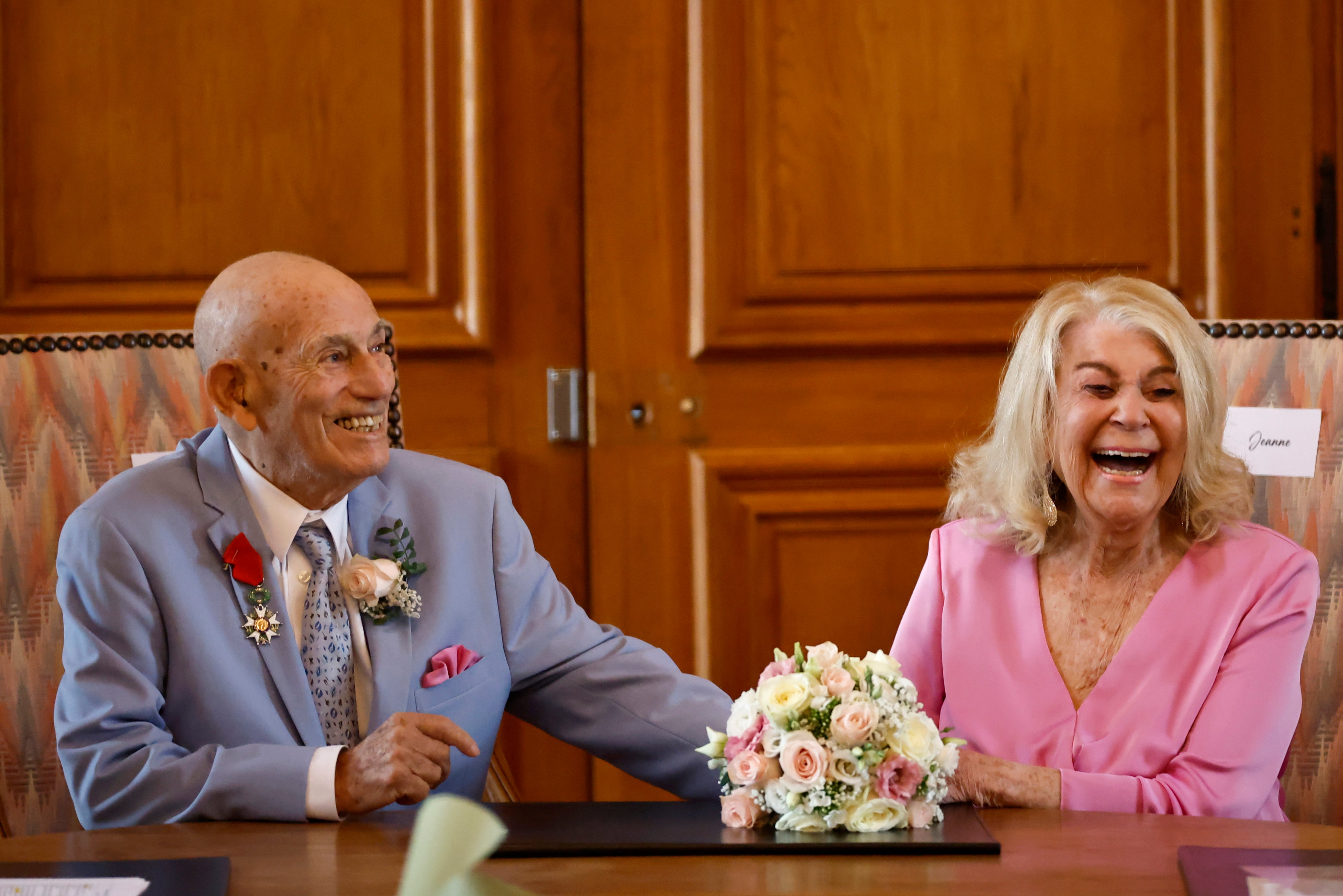 WWII veteran Harold Terens, 100, ties the knot with Jeanne Swerlin, 96, on 80th anniversary of D-Day