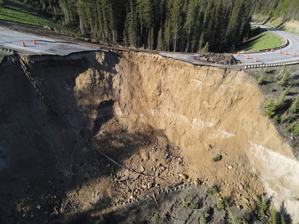 Massive chunk of Wyoming’s Teton Pass crumbles; unclear how quickly the road can be rebuilt