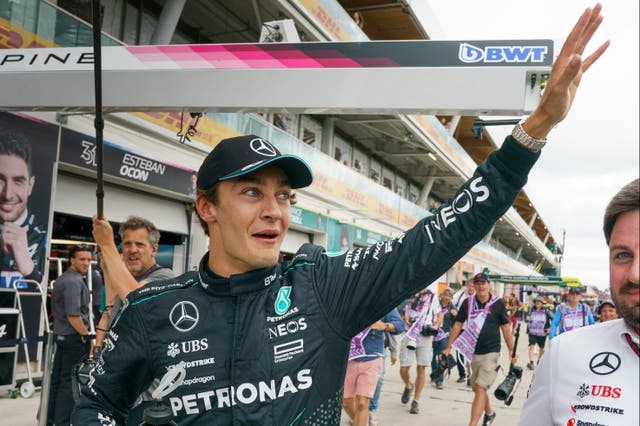 <p>George Russell took an unexpected pole in Canada </p>