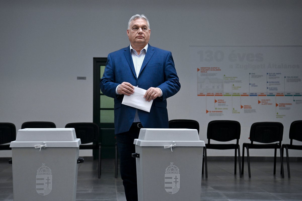 Hungarians elect EU representatives in an election seen as a referendum on Orbán's popularity