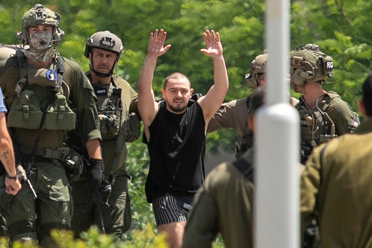 Israeli rescue operation freed 26-year-old Noa Argamani, Andrey Kozlov, 27, Shlomi Ziv, 41, and Almog Meir Jan (pictured), aged 22