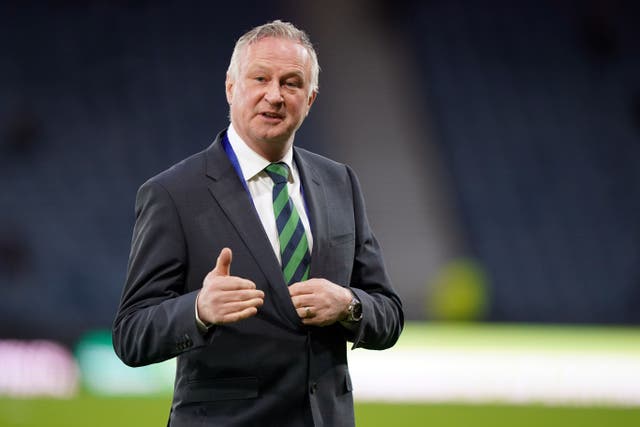 Michael O’Neill believes Northern Ireland will be better in the long run for their game against Spain (Andrew Milligan/PA)