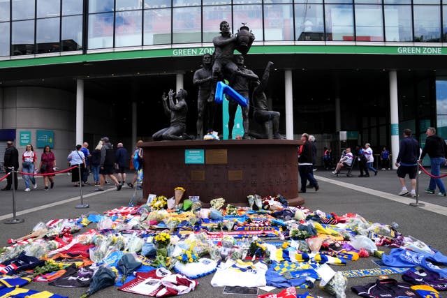 Tributes to Rob Burrow will continue over the next few weeks (Bradley Collyer/PA)