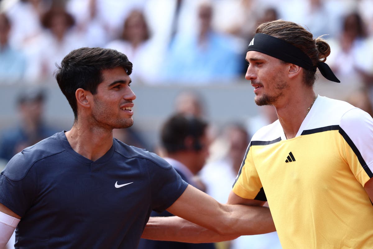 French Open LIVE: Alcaraz faces Zverev in men’s final – latest updates