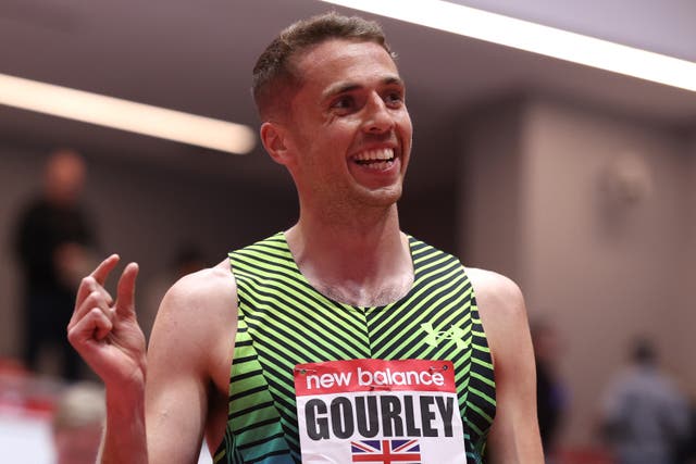<p>Neil Gourley competes in the men’s 1,500m in Rome this week</p>
