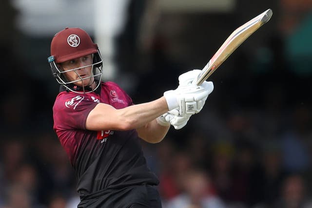 Somerset’s Tom Abell led his side to victory (Tim Goode/PA)