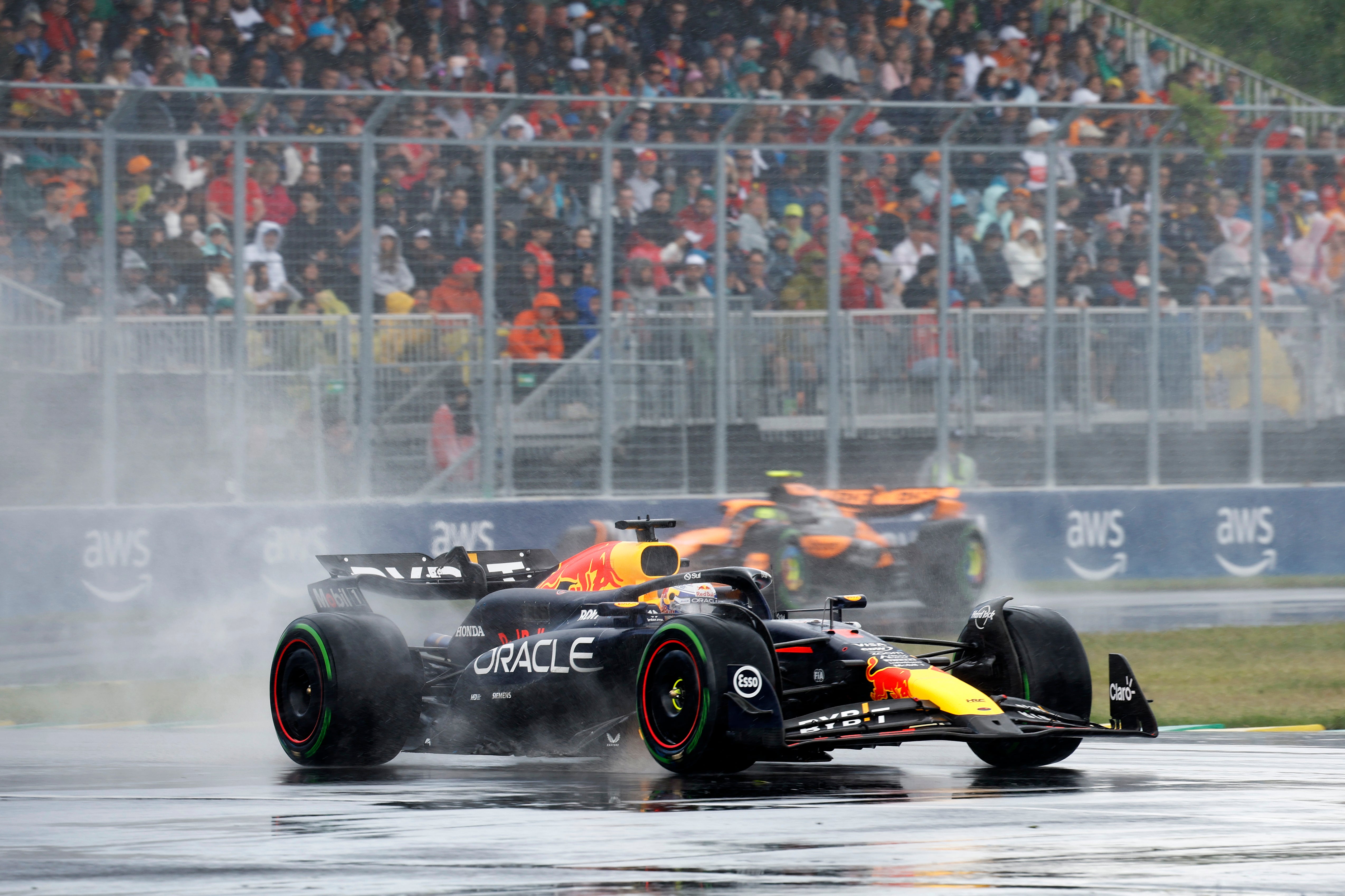 Max Verstappen claimed the win in the rain in Canada