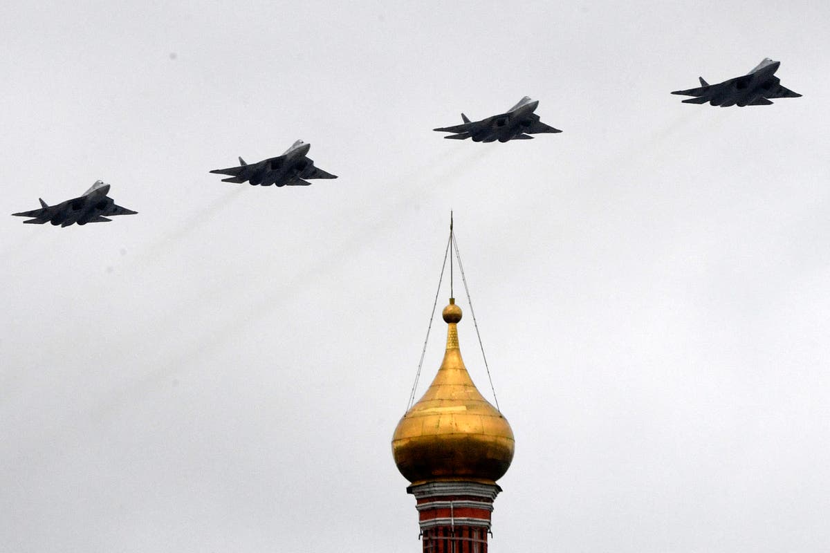 Kyiv says its forces hit one of Putin’s most advanced Su-57 warplanes – latest news