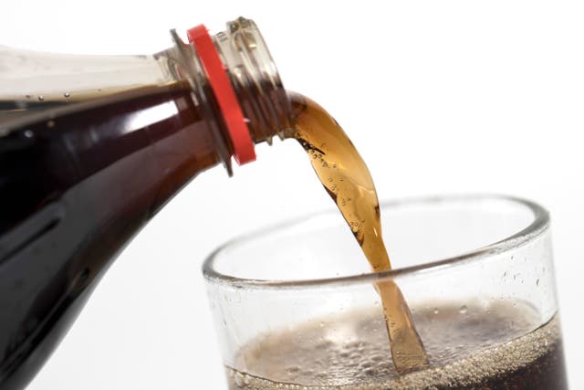 <p>A photo illustration of a fizzy cola drink on February 16, 2018 in London, England</p>