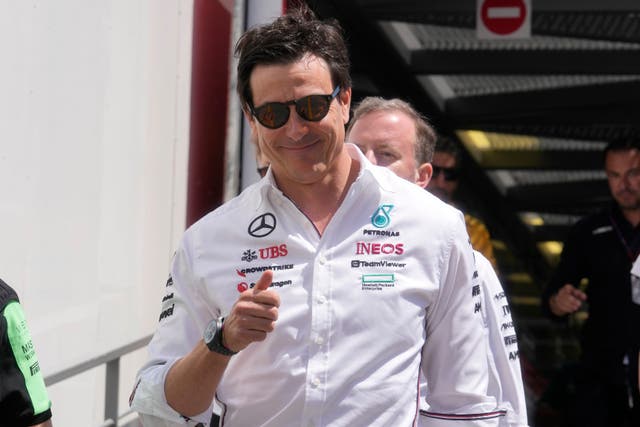 Mercedes boss Toto Wolff at the Canadian Grand Prix (AP Photo/Luca Bruno)