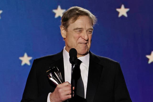 <p>John Goodman speaks onstage during the 28th Annual Critics Choice Awards  at Fairmont Century Plaza on 15 January, 2023 in Los Angeles, California.</p>