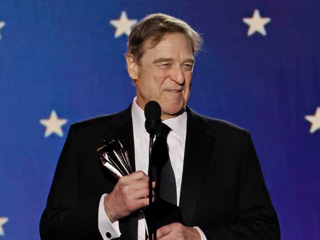 <p>John Goodman speaks onstage during the 28th Annual Critics Choice Awards  at Fairmont Century Plaza on 15 January, 2023 in Los Angeles, California.</p>