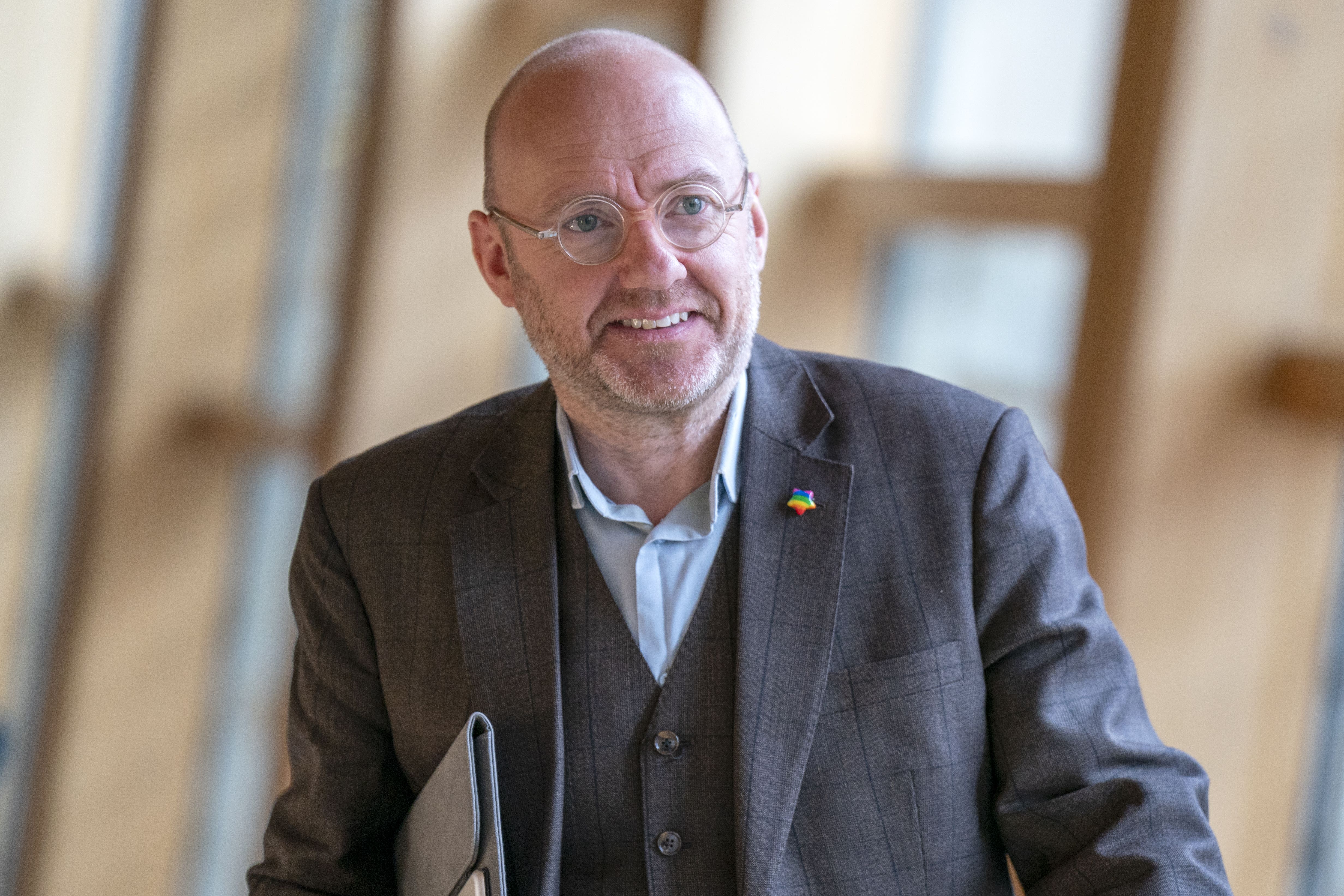 Scottish Green co-leader Patrick Harvie wants the next UK Government to come under ‘sustained’ and ‘unrelenting’ pressure to give Holyrood the power to hold an independence referendum (Jane Barlow/PA)