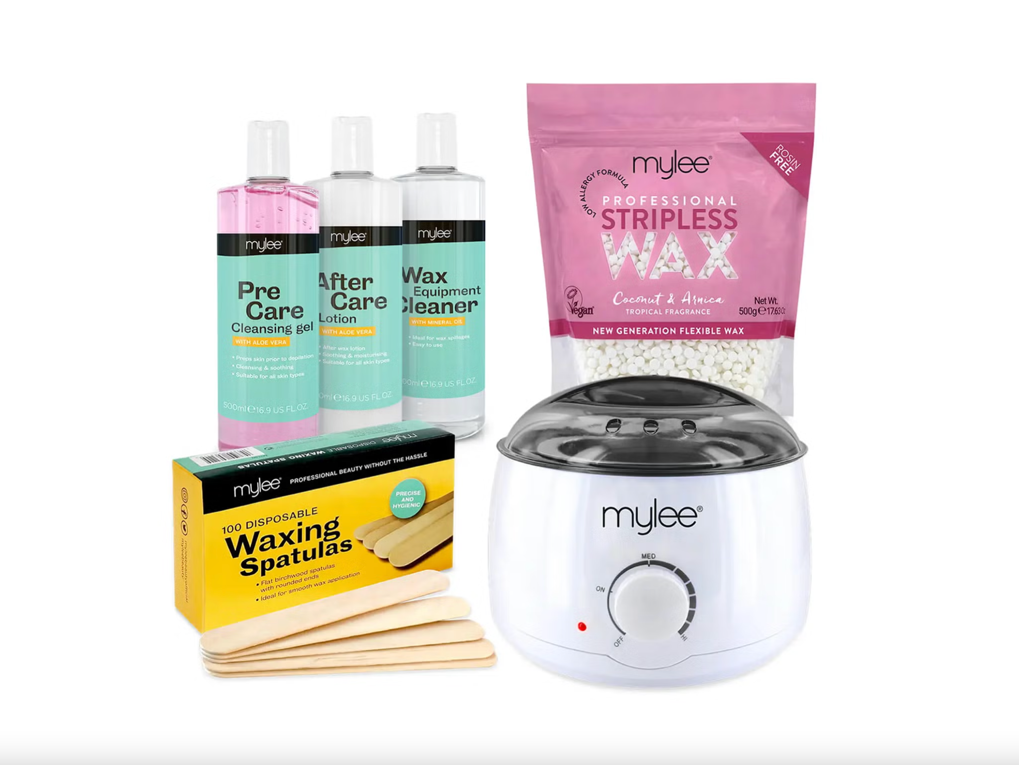 This Mylee kit is safe to use all over the body, even intimate areas