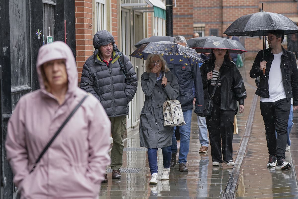 Thundery showers to hit parts of UK amid wet start to summer