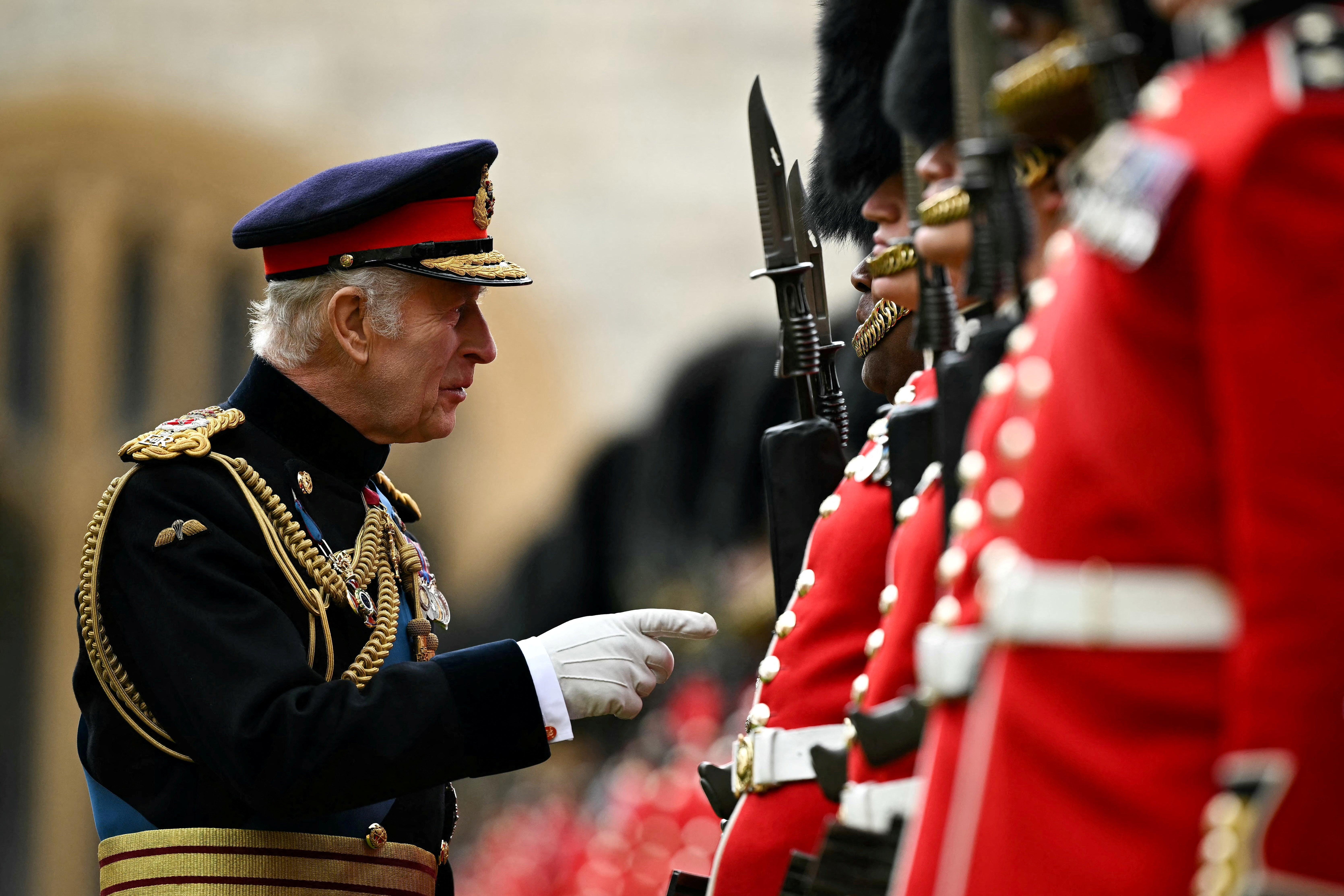 This will be Charles' second time Trooping the Color as King.