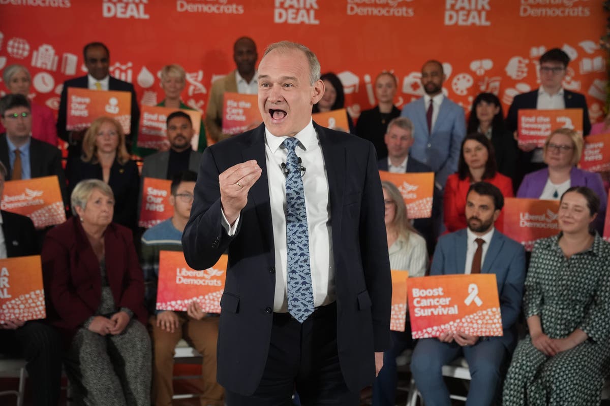 Health and care at heart of Lib Dem manifesto, says Ed Davey