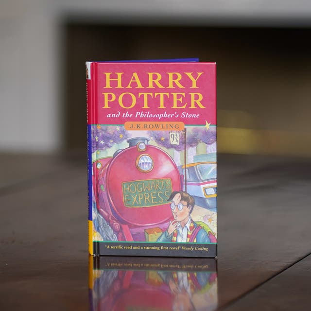 The edition of Harry Potter And The Philosopher’s Stone was one of only 500 printed (Jacob King/PA)