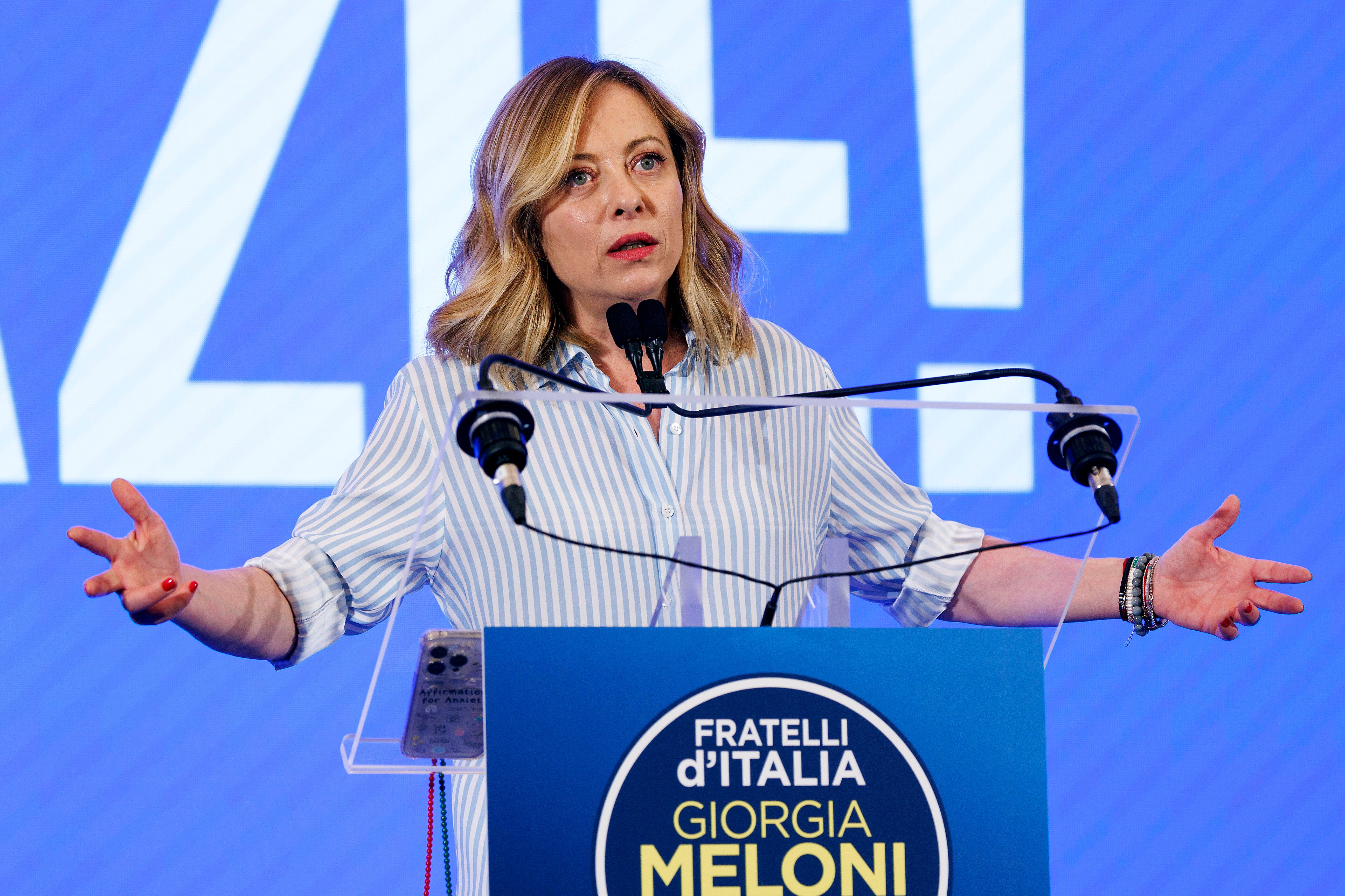 Italy is led by Giorgia Meloni, of the Brothers of Italy party, which won power in 2022
