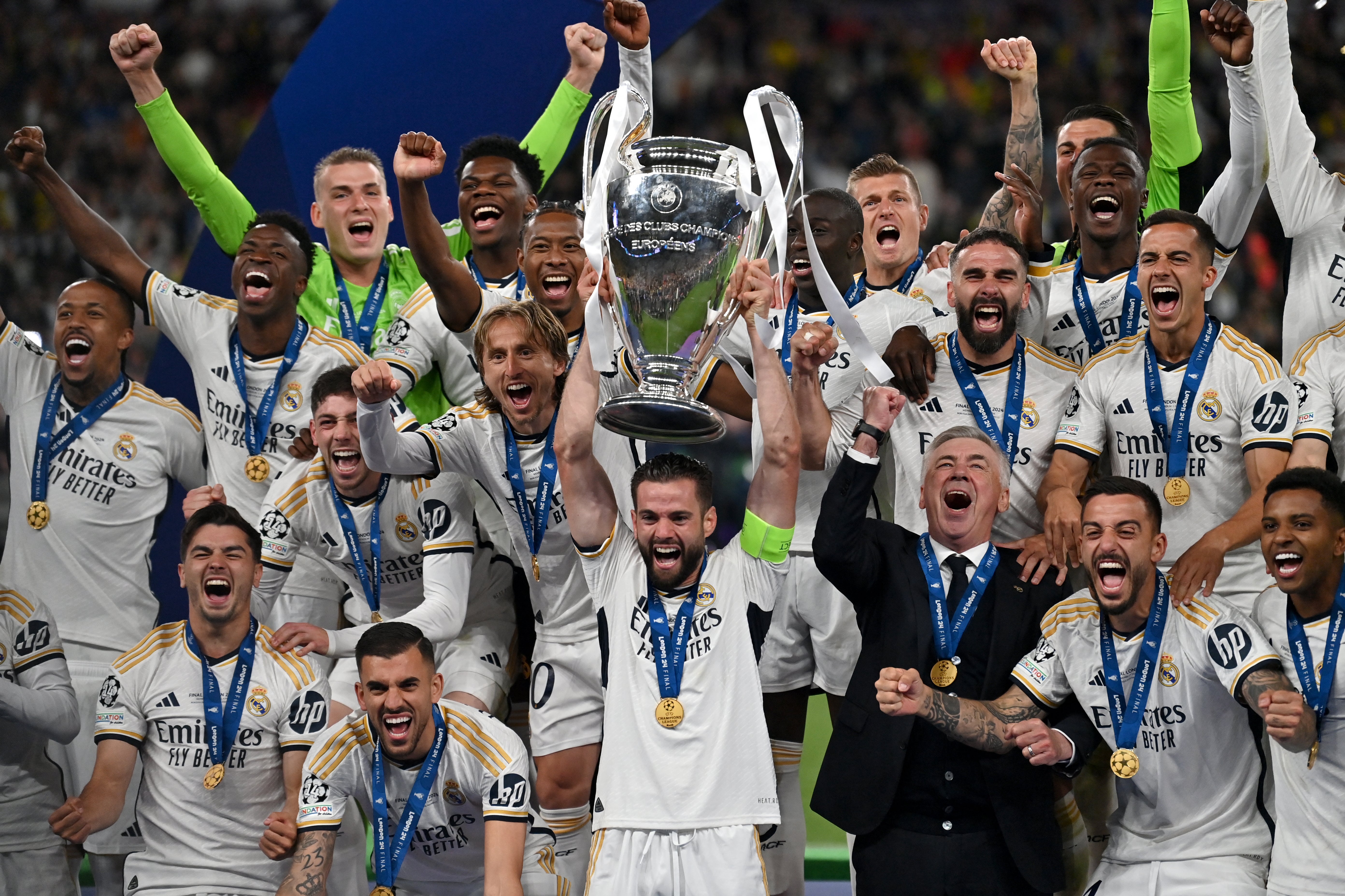 Real Madrid are the defending champions