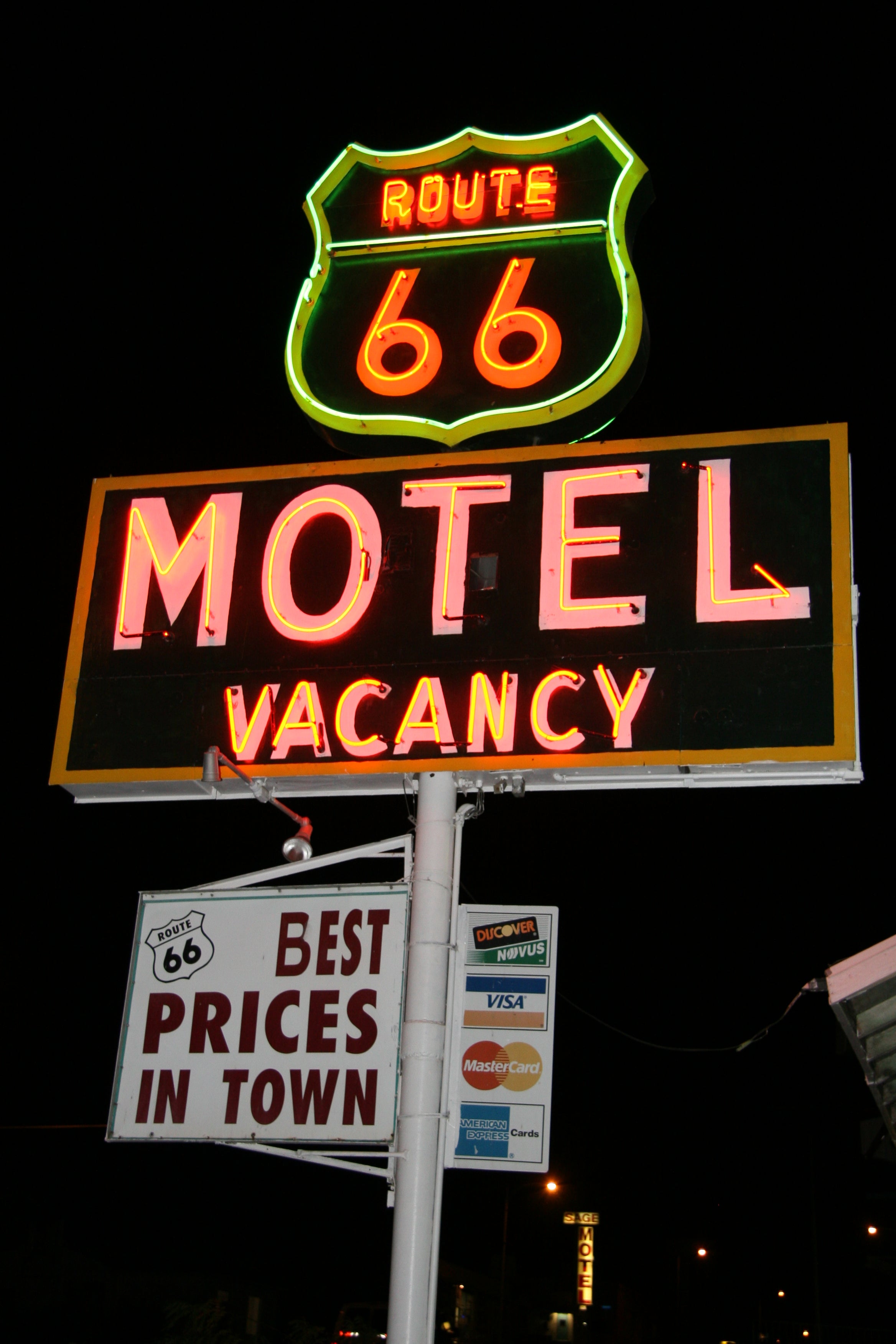 A Route 66 motel in Barstow – a must for the real deal