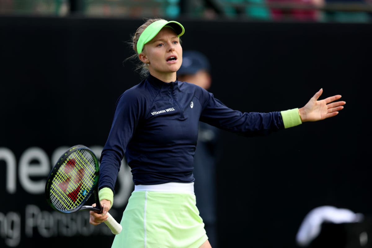 Harriet Dart rages at &rsquo;embarrassing&rsquo; umpire in ill-tempered defeat to Katie Boulter