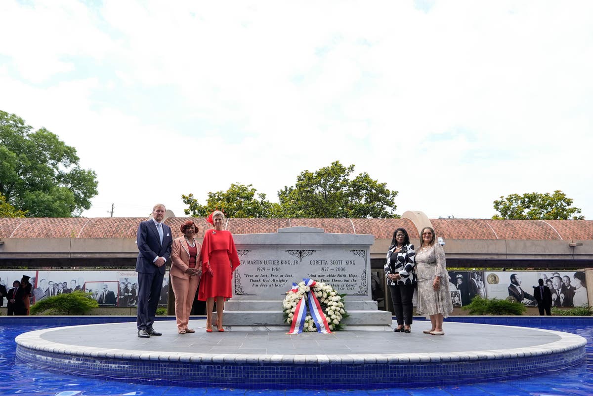 King and queen of the Netherlands pay tribute to MLK during visit to Atlanta