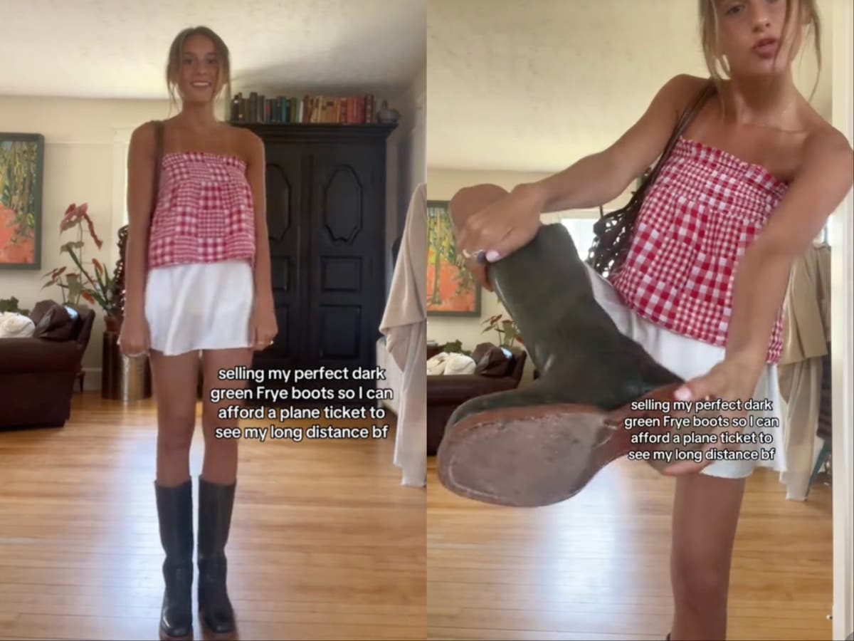 Woman sparks intense debate after selling luxury boots to buy plane ticket to visit long-distance boyfriend Woman sparks intense debate after selling luxury boots to buy plane ticket to visit long-distance boyfriend