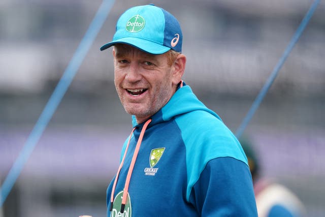 Australia head coach Andrew McDonald says England are not on his mind (Martin Rickett/PA)