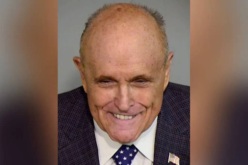 Rudy Giuliani poses for mugshot weeks after pleading not guilty in Arizona fake electors case - Vimarsana News