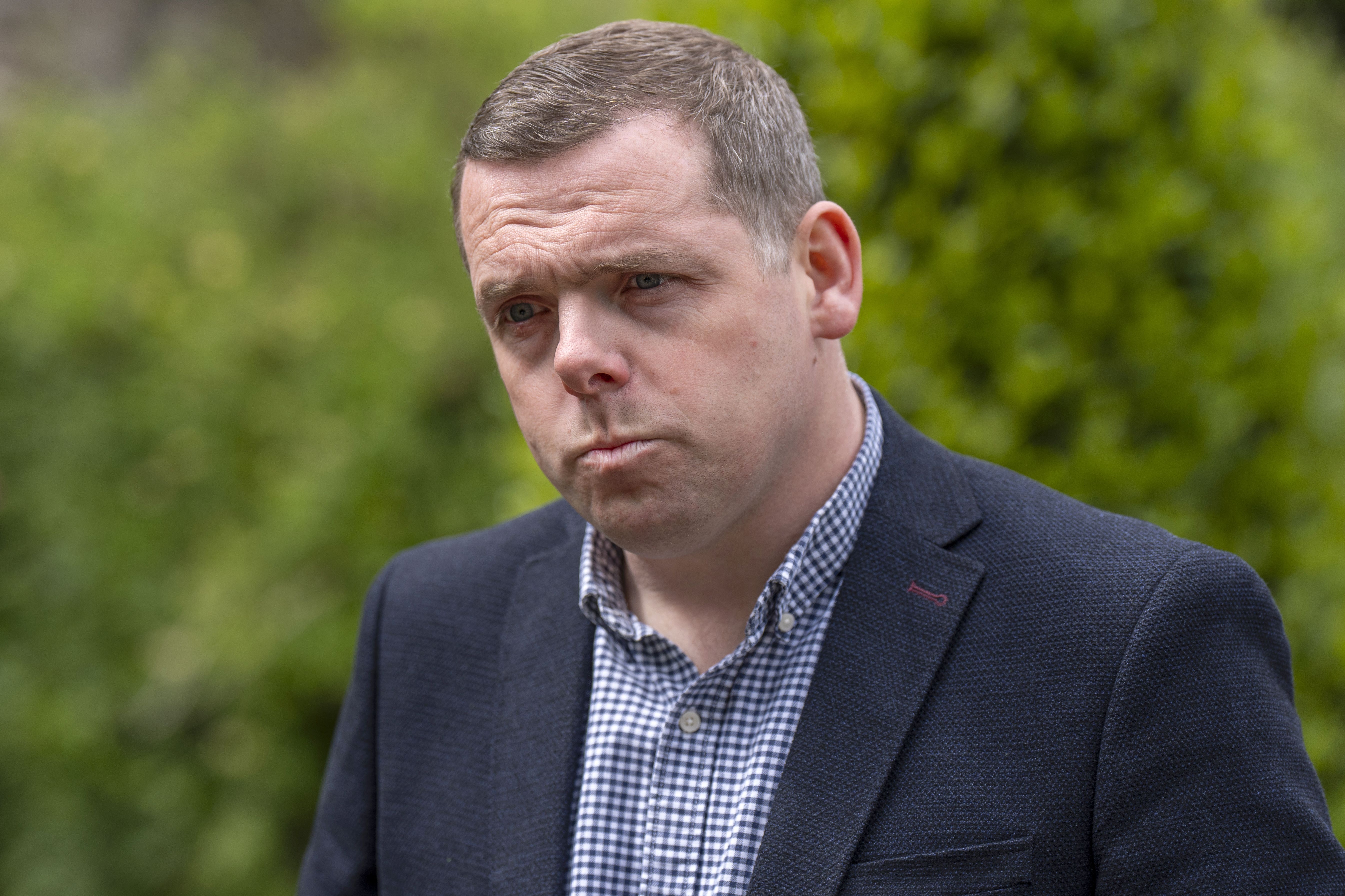 Scottish Conservative leader Douglas Ross decision to stand as MP has been criticised (Jane Barlow/PA)