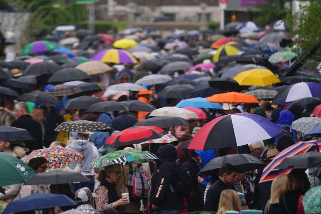 <p>June has seen rain and chilly conditions for many across the UK - but average temperatures for the month are expected to return from the end of this weekend </p>