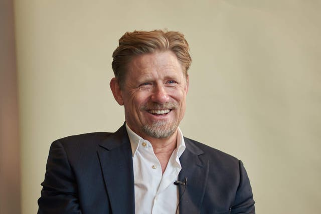 Peter Schmeichel has teamed up with Boots Hearingcare to challenge that stigma of wearing a hearing aid (Boots Hearingcare/PA)