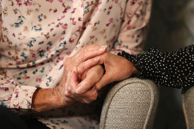 The Conservatives have re-stated their pledge to bring in a cap on social care costs from October 2025 if they are returned to power (Andrew Matthews/PA)