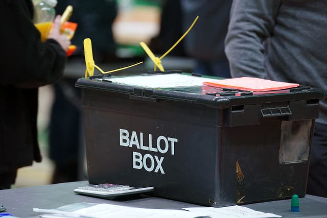 <p>Applications to register to vote have jumped sharply in the past week (Peter Byrne/PA)</p>