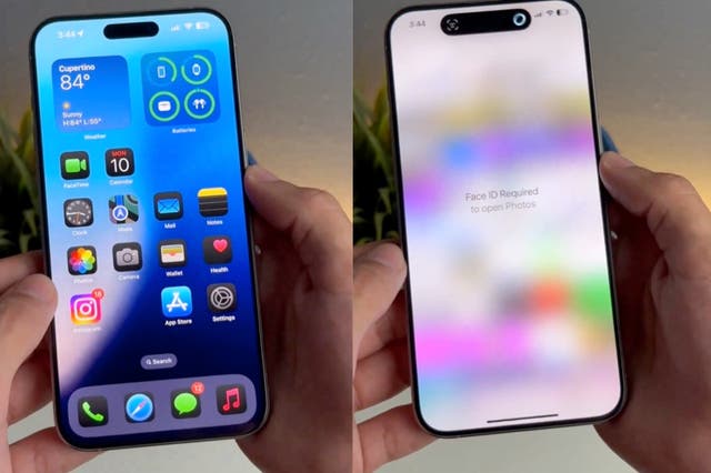 <p>iPhones with iOS 18 will nbe able to hide certain apps and lock them behind?Face ID</p>